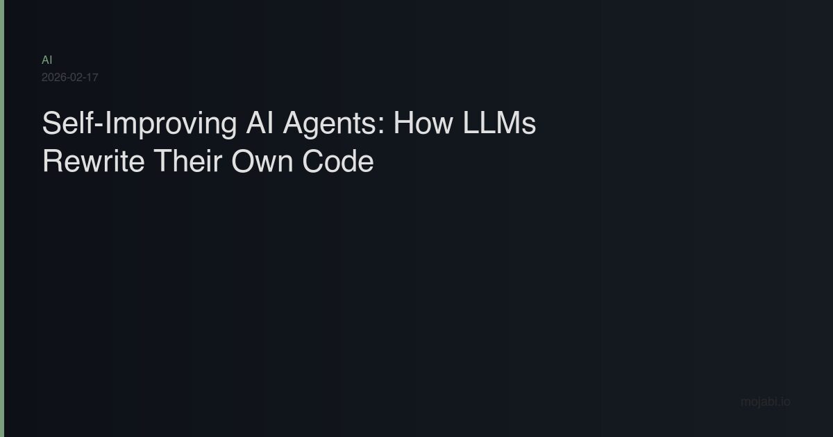 Self-improving AI agents architecture - LLMs that rewrite their own personality files and code